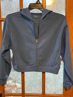 No Boundaries Blue Full-Zip Hoodie